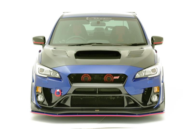 VASVASU-194 Varis Arising II FRP Front Bumper with Carbon Under Lip (US Stock) - 2015+ WRX / 2015+ STI,