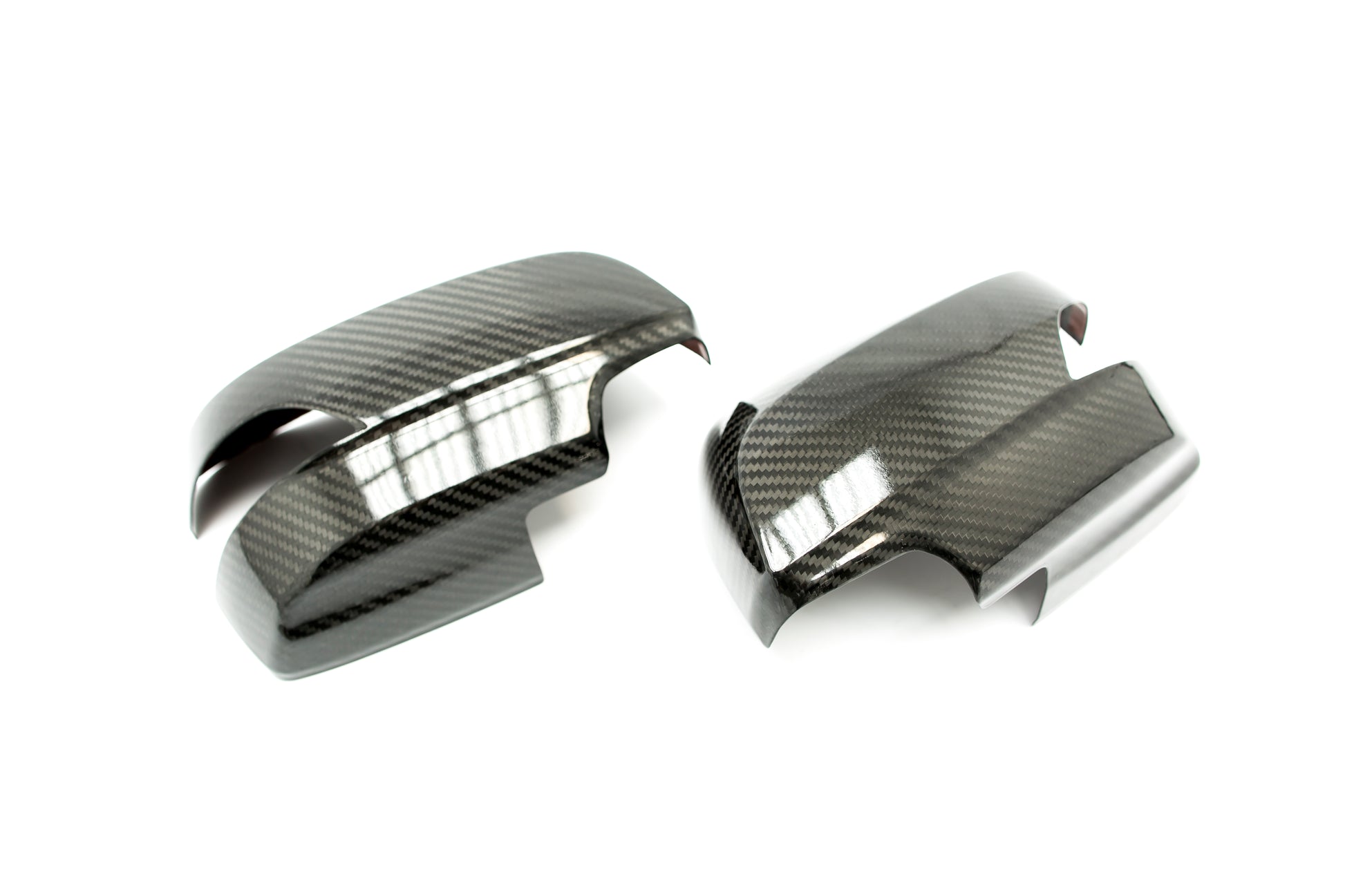 OLMLL-MIRROR-COVER OLM LE Dry Carbon Fiber Full Mirror Covers (With Turn Signal Hole) - 2015+ WRX / 2015+ STI,