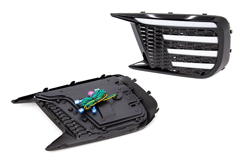 OLMA.70106.1 OLM Clear Tri Bar Fog Light Bezel - 2018* WRX / 2018+ STI,