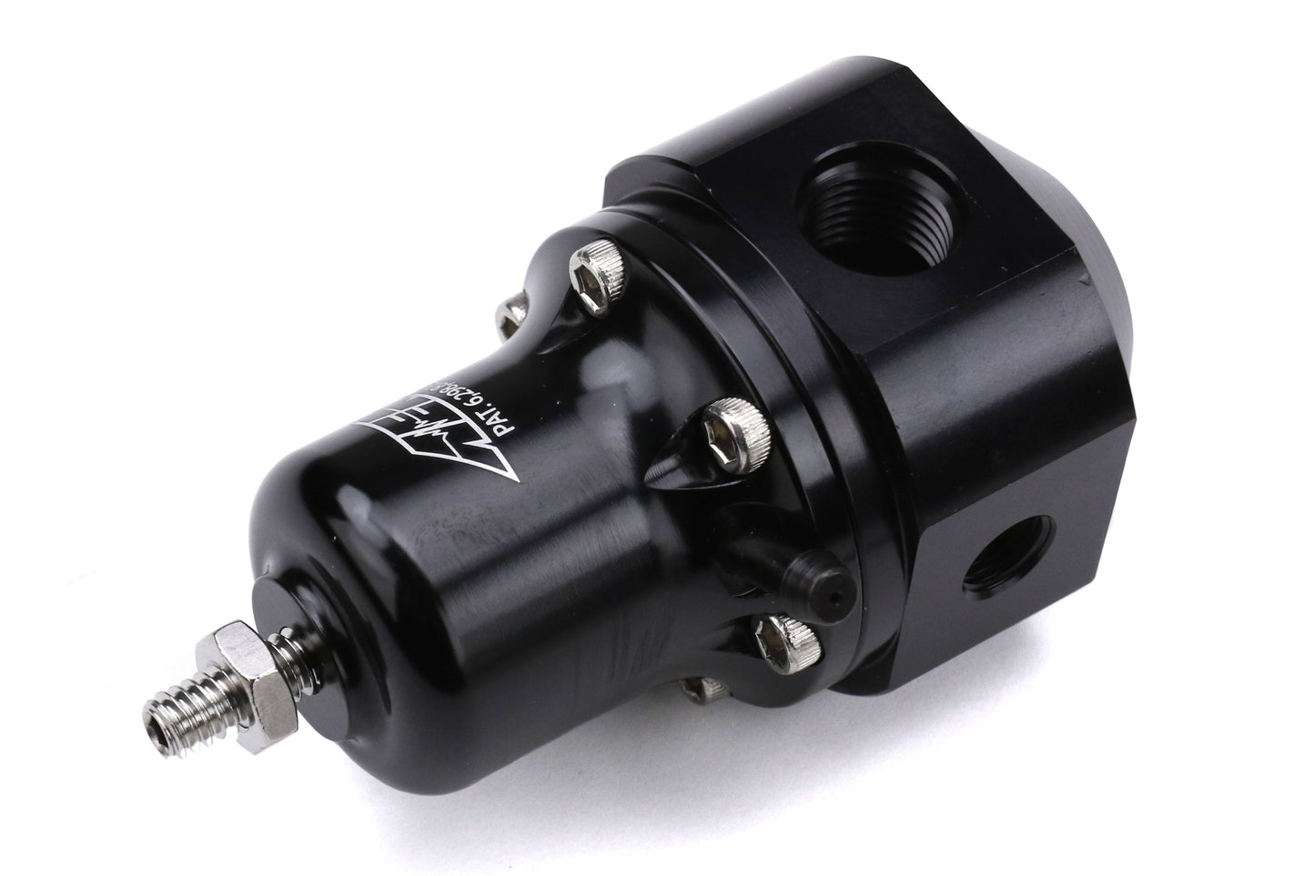 AEI25-305BK AEM 25-305BK Universal High Cap Adjustable Fuel Pressure Regulator,