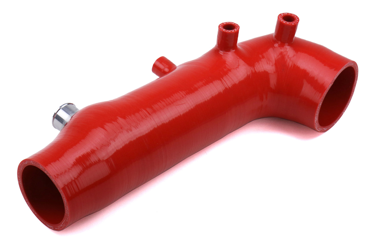 TQSTS-SU-463RD Torque Solution Turbo Inlet Hose Red - Subaru WRX 2002-2007 / STI 2004+ / Legacy GT 2005-2009,