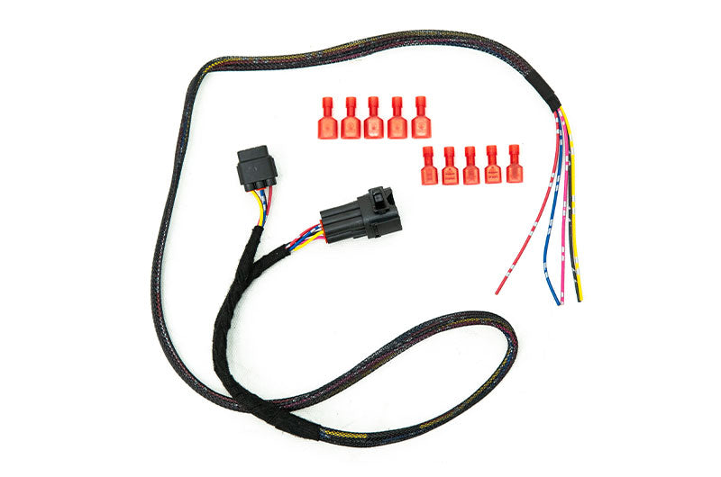 OLMA.70258.1-CBR-KIT OLM V1 Rear Fog Light (Clear Lens / Black Base / Red Bar) with OLM Plug-And-Play Harness - Subaru BRZ 2022+ / Toyota GR86 2022+,