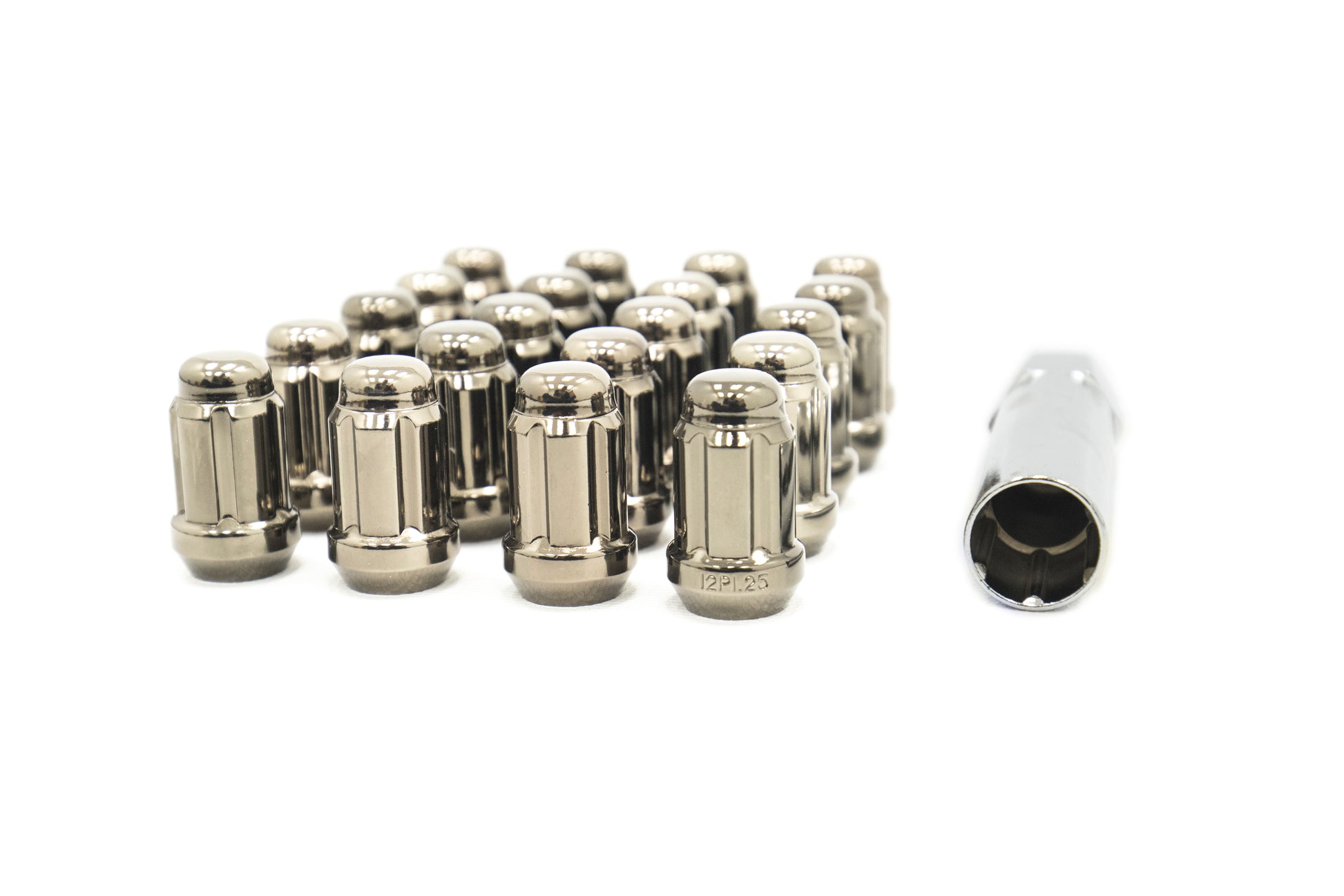 KIC41885T Muteki Closed Ended Lug Nuts - 2015+ WRX / 2015+ STI / 2013+ FT86-Black Chrome,