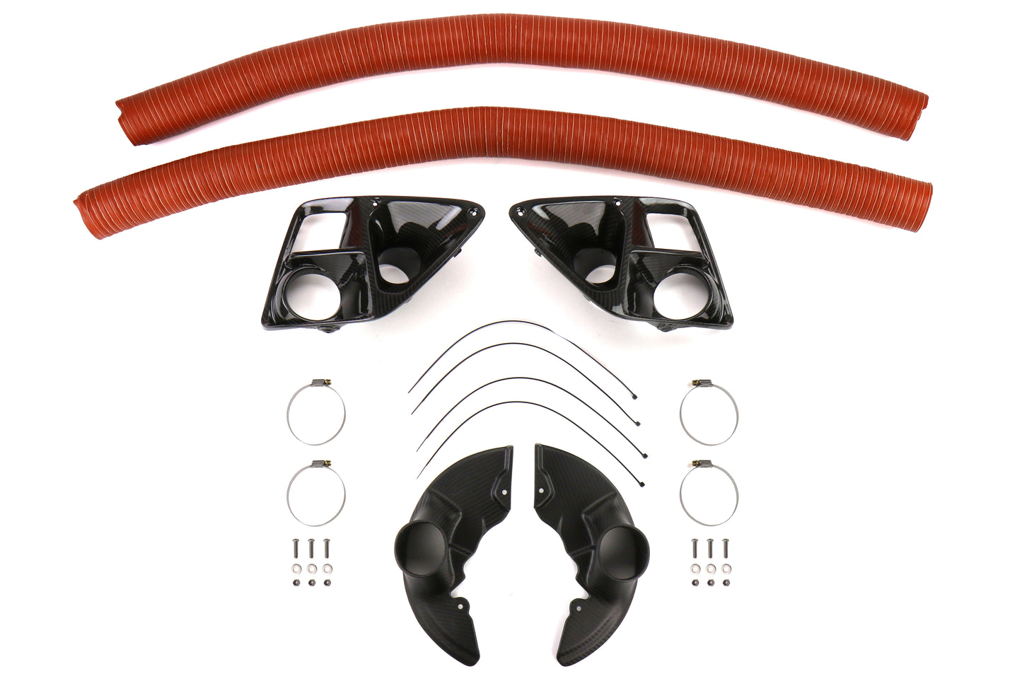 APPCF-815658 APR Fog Light / Brake Cooling Ducts - 2015+ WRX / 2015+ STI-with Brake Hoses and Backing Plates,