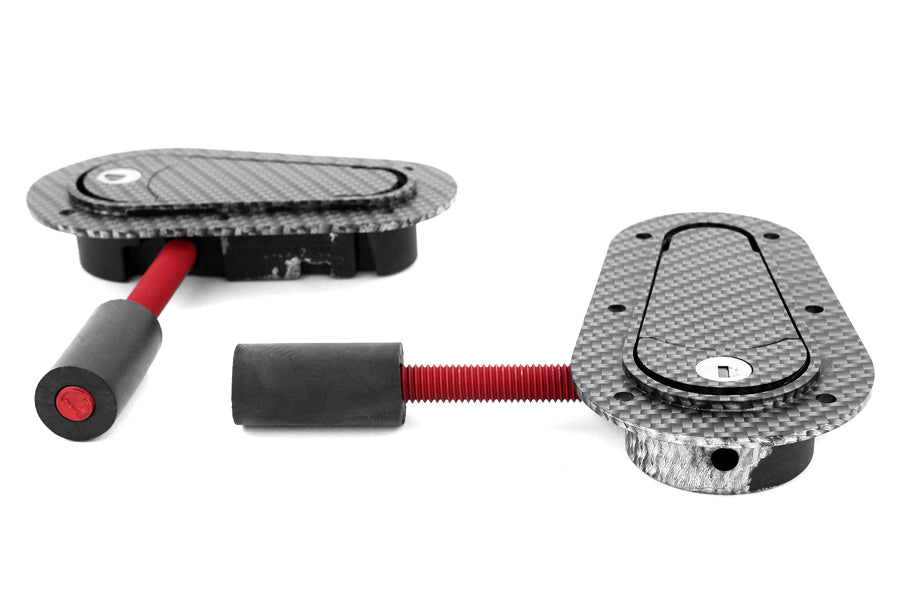 ACH125-3100 Aerocatch Hood Carbon Fiber Pins Flush Locking Kit - Universal,
