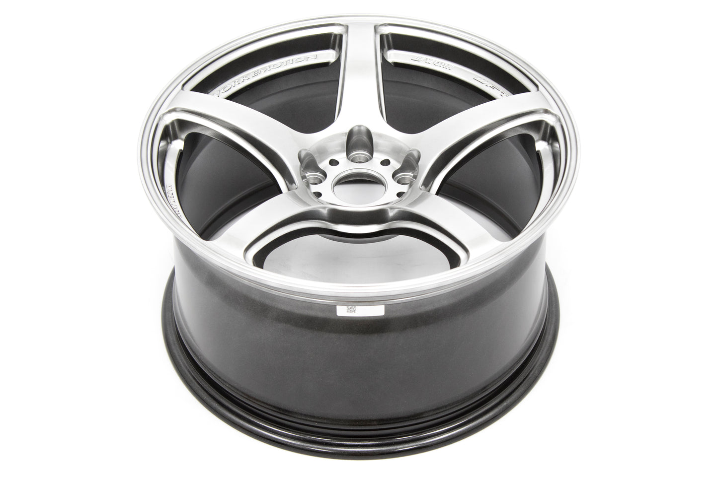 WORWT5R199535YGSL WORK Wheels Emotion T5R 19x9.5 +35 5x114.3 Glow Silver - 2015+ WRX / STI,