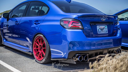 Volk ZE40 Face 2 Hyper Red 18x9.5 +38 5x114.3 (Single Wheel) - 2015-2024 Subaru WRX / 2015-2021 STI / 2019-2024 Forester