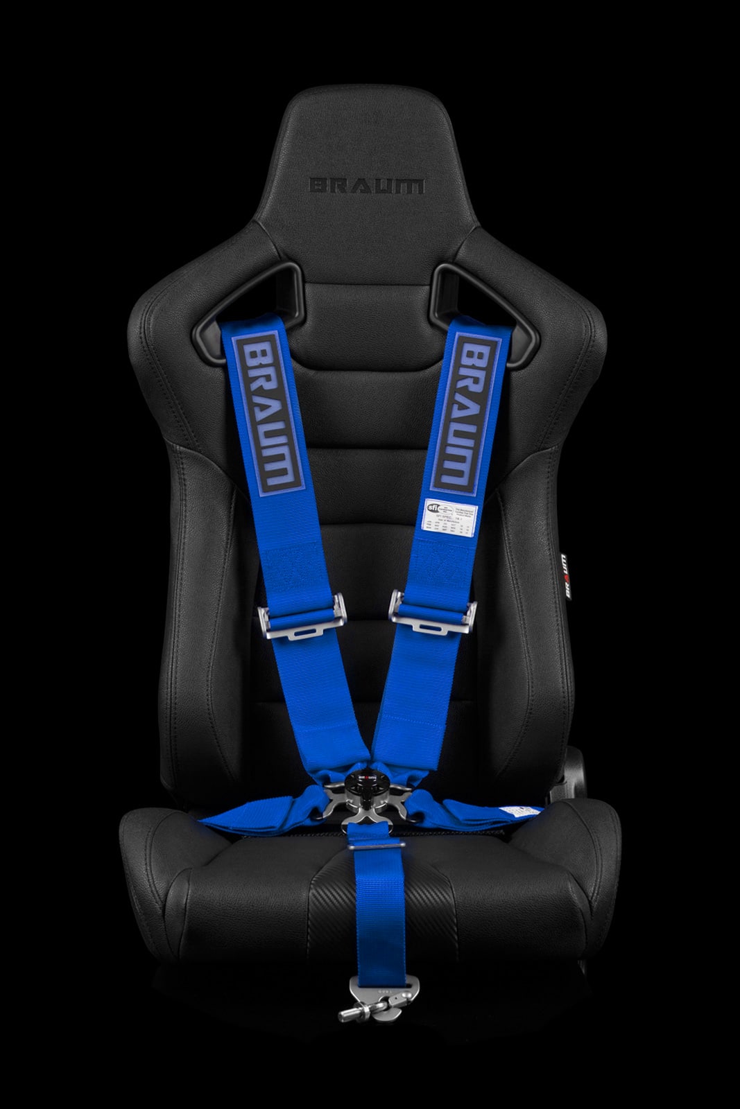 Braum 5 Point 3inch SFI Approved Racing Harness - Blue Each - Universal