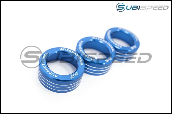Subaru Tecnica International Style Dual Climate Control Knobs - 2013-2016 Scion FR-S / 2013-2020 Subaru BRZ / 2017-2019 Toyota 86