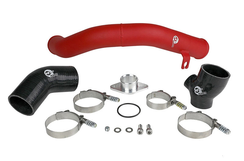 Advanced Flow Engineering BladeRunner 2-1/2 IN Aluminum Hot Charge Pipe Red H4-2.0L (t) - 2015-2021 Subaru WRX