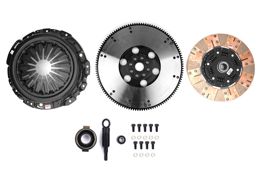 CCI15026-2600 Competition Clutch Stage 3 Segmented Ceramic Clutch Kit w/ Flywheel - 2006-2014 Subaru WRX / 2005-2009 Legacy GT,