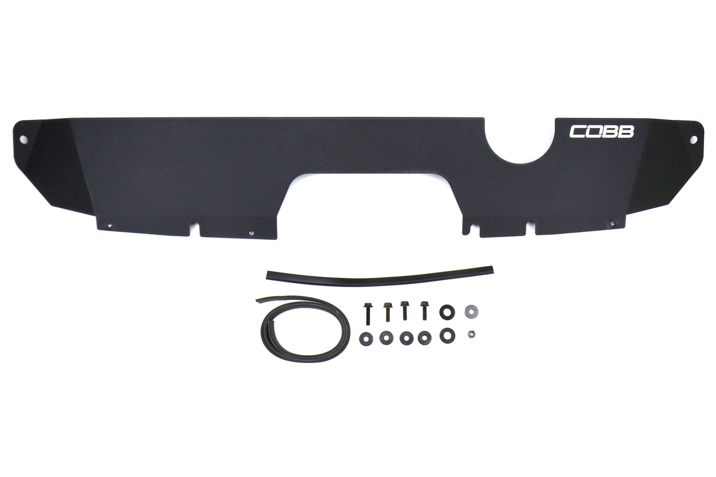 COB815150 COBB Tuning Aluminum Radiator Shroud Black - 2015-2020 WRX / STI,