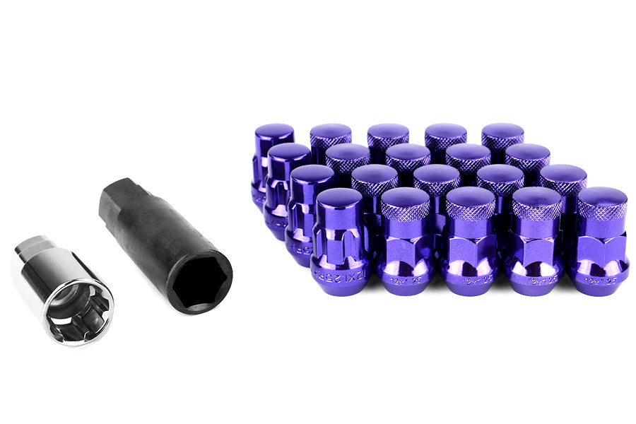 KIC32925LP Muteki SR35 Closed Ended Lugs w/ Lock Set : Purple (32925LP),