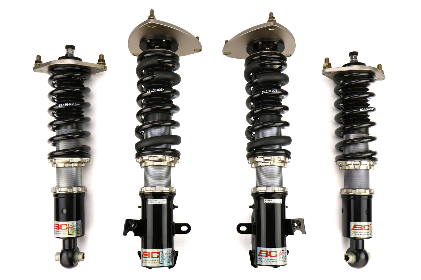 BCRF-25-DS BC Racing DS Series Coilovers - 2015+ WRX / 2015+ STI-Default Springs-8k (Default)-8k (Default),
