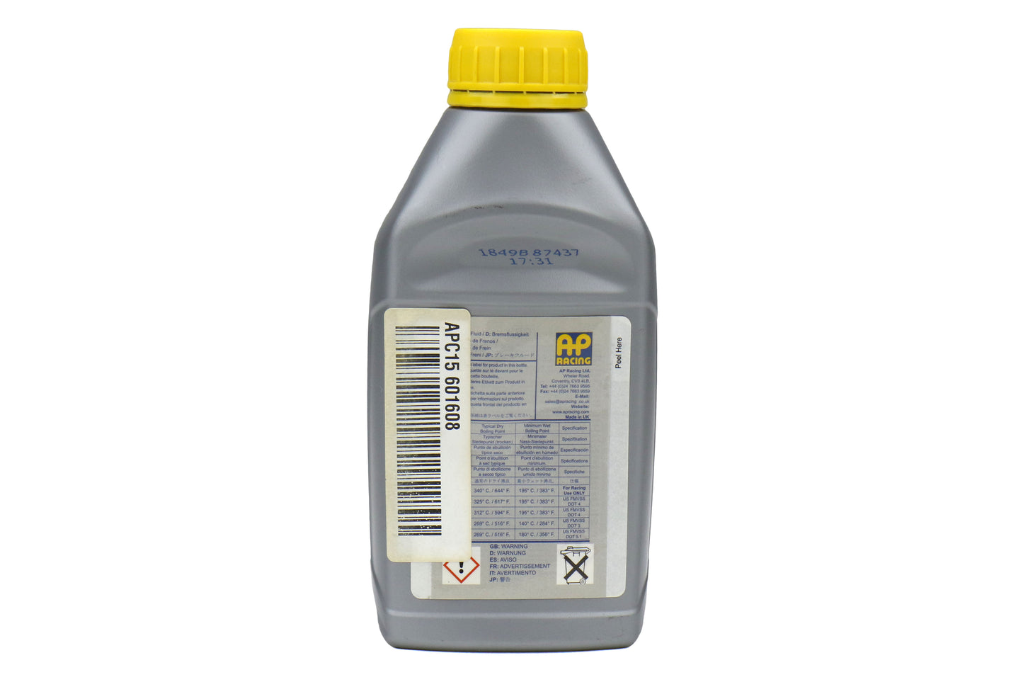 APC15 601608 AP Racing PRF Brake Fluid,