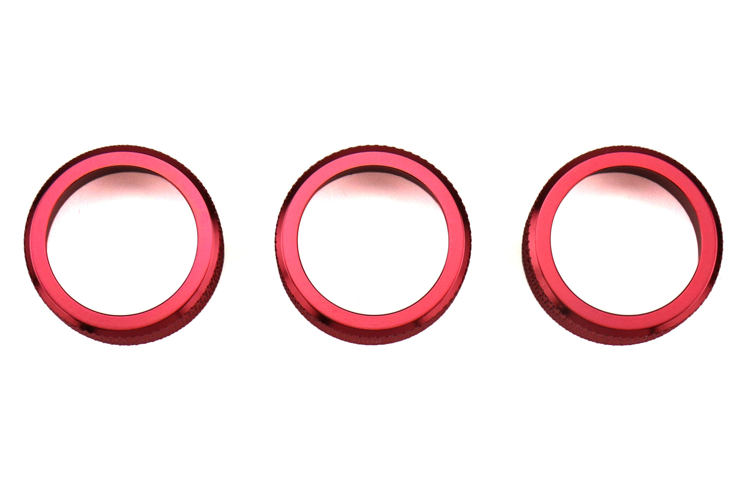 GCSGCSDLKNOB02 Anodized Dual Climate Control Knob Trim - Various Colors : Red,