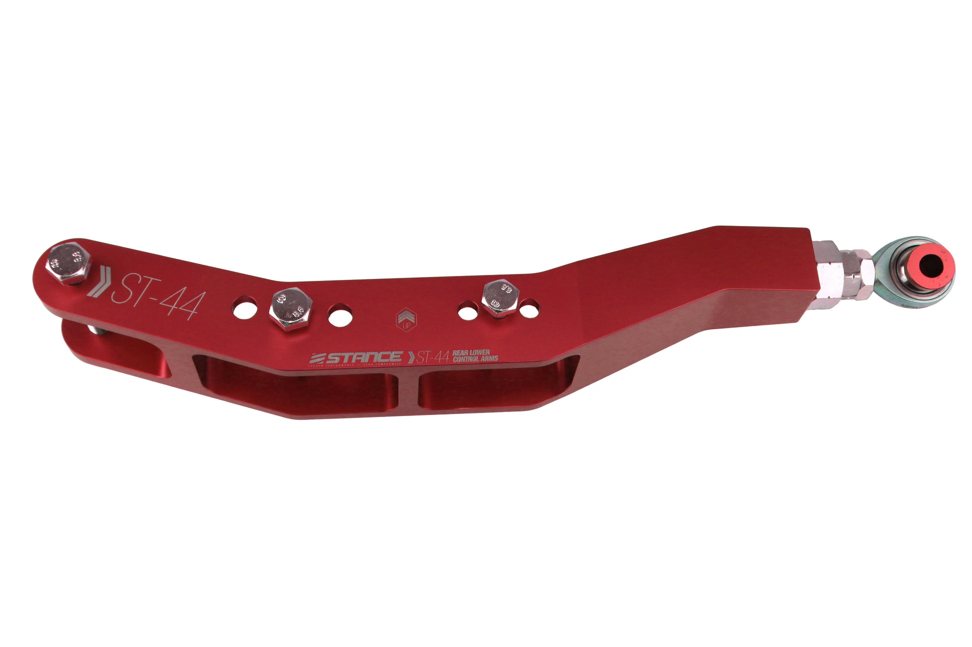 STNST-44-RED Stance Adjustable Lower Control Arms v1.0 (Rear) - 2015-2018 WRX / STI / 2013+ FR-S / BRZ / 86-Red,