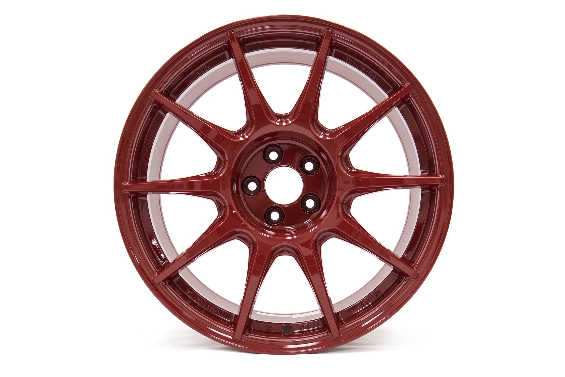 WORWMCO188538ZBRD Work M.C.O Racing Type CS 18x8.5 +38mm Red - 2013+ FT86,