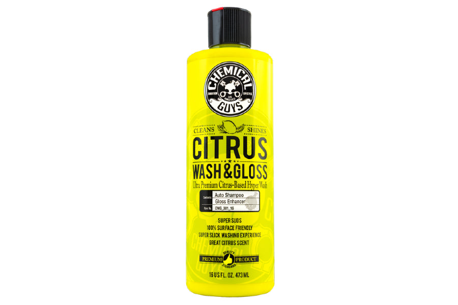 CHECWS_301_16 Chemical Guys Citrus Wash and Gloss Concentrated Car Wash 16oz,