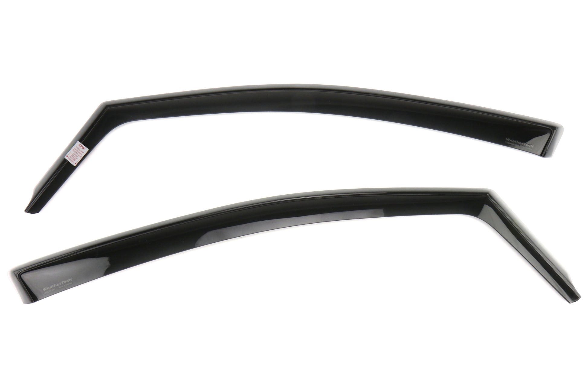 WEA80709 Weathertech Front Rain Guards - 2015+ WRX / 2015+ STI-Dark Smoke,