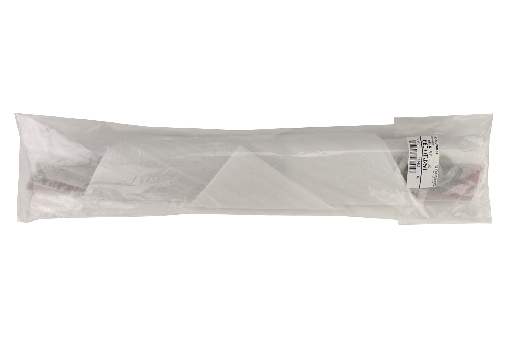 SUB66077FJ250 Subaru Piano Black with Red Dash Trim (Passenger),