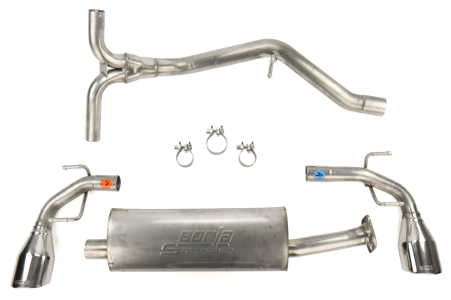BRL140496 Borla Stainless Steel Cat Back Exhaust - 2013+ FT86,