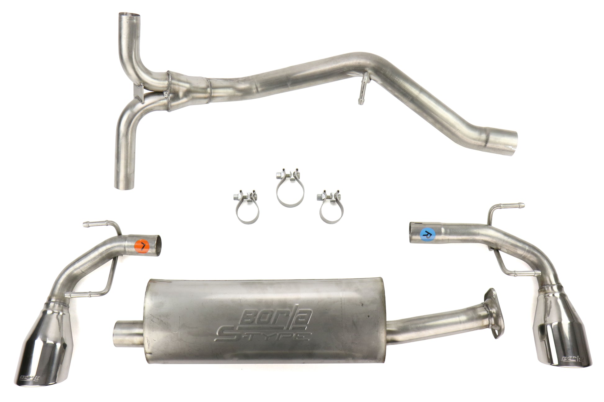 BRL140496 Borla Stainless Steel Cat Back Exhaust - 2013+ FT86,