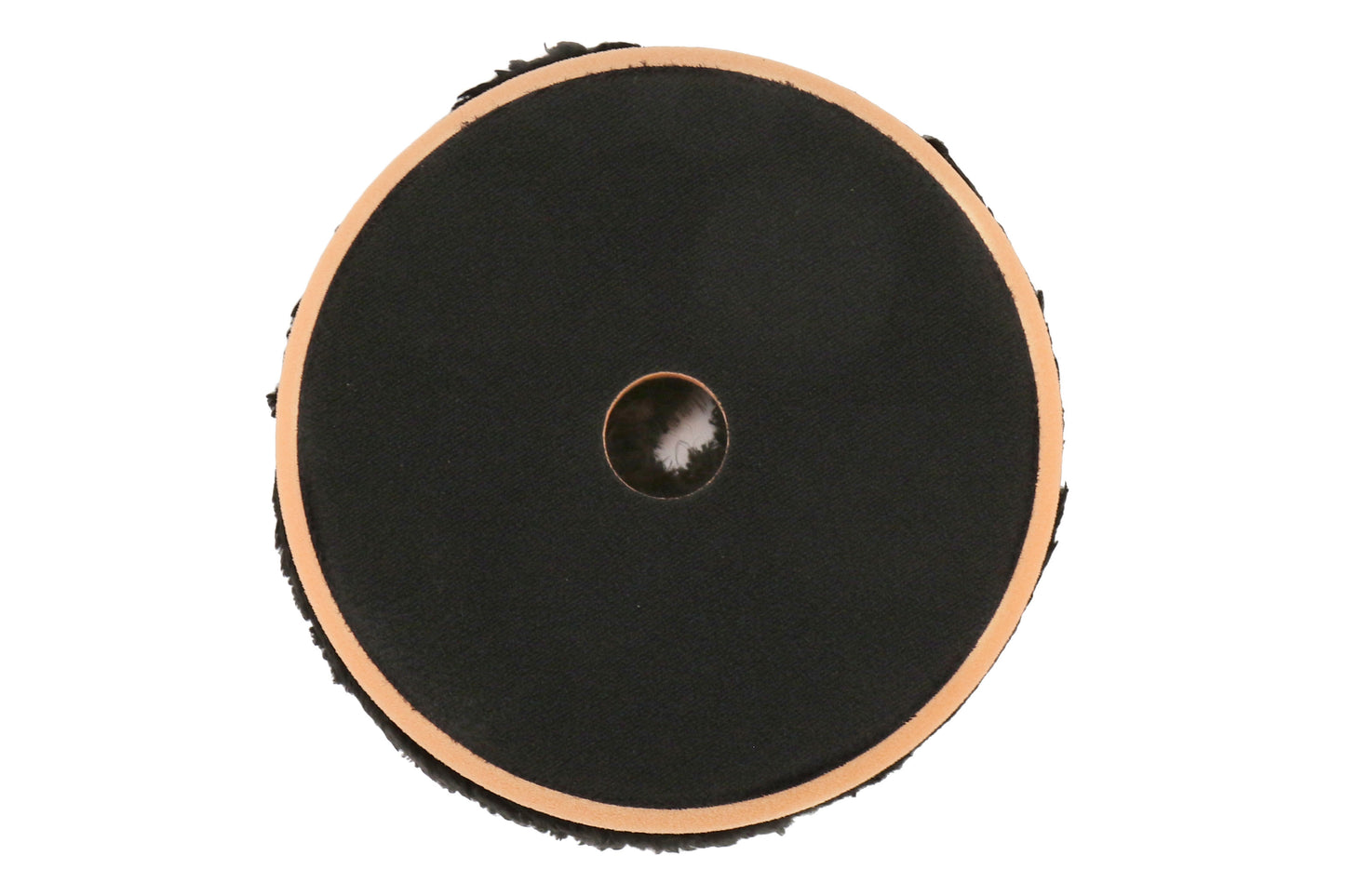 CHEBUFX_302_5 Chemical Guys Black Optics Microfiber Orange Cutting Pad,