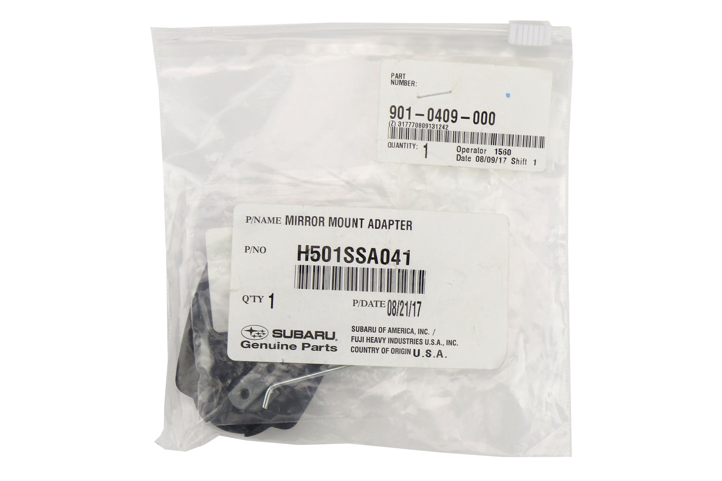 SUBH501SSA041 Camlock Mirror Mount Adapter,