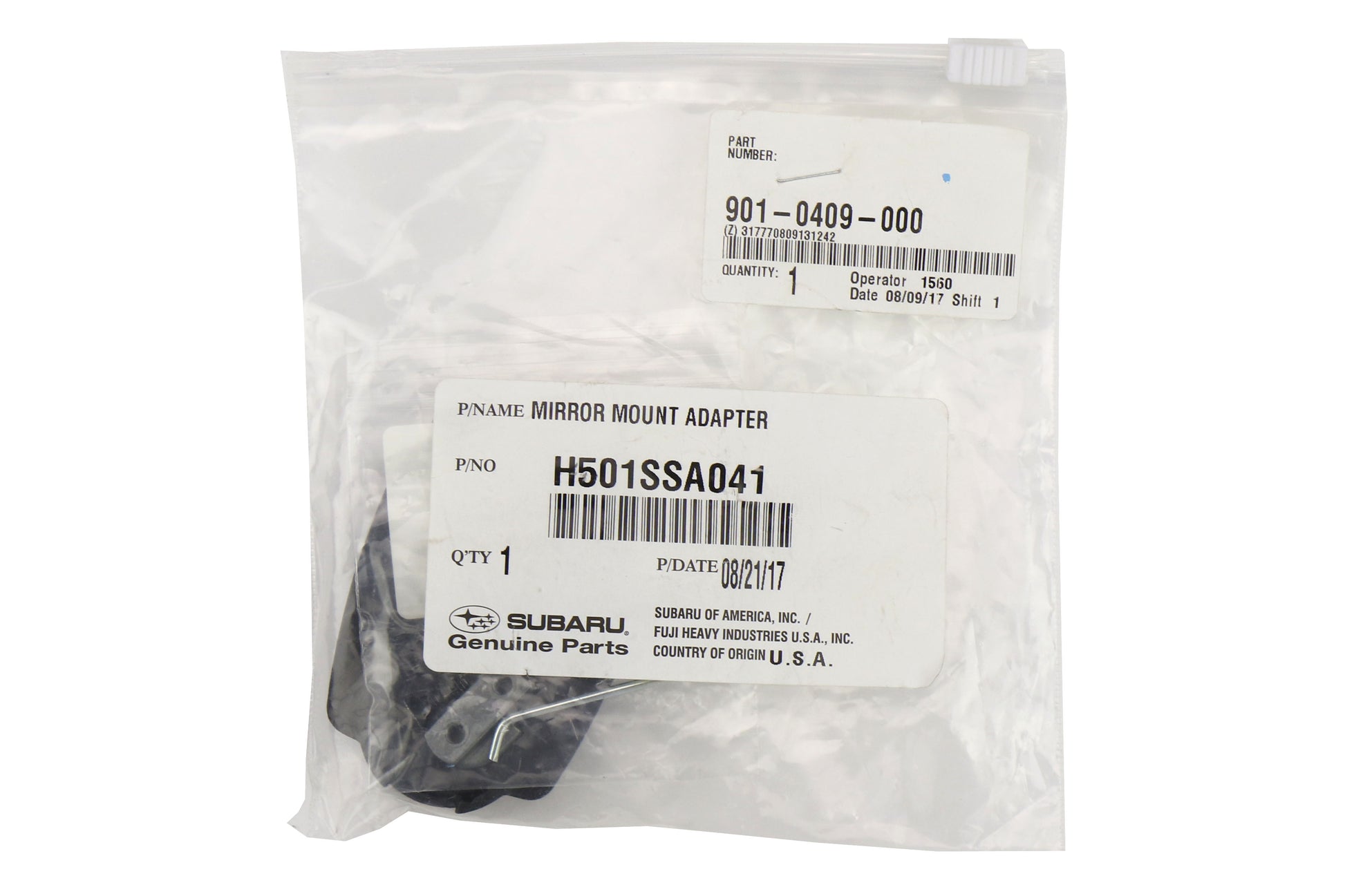 SUBH501SSA041 Camlock Mirror Mount Adapter,